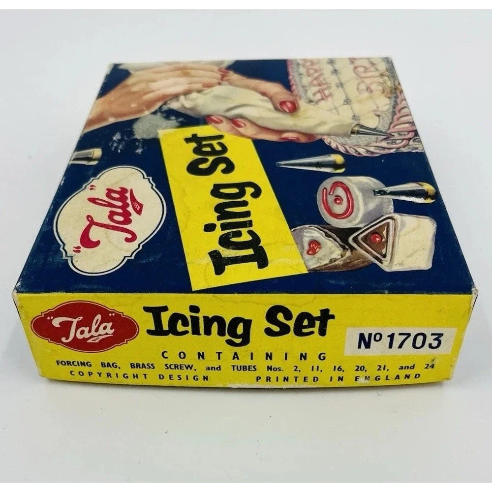 Vintage Tala Icing Set Includes 6 Tips and Instructions Original Box